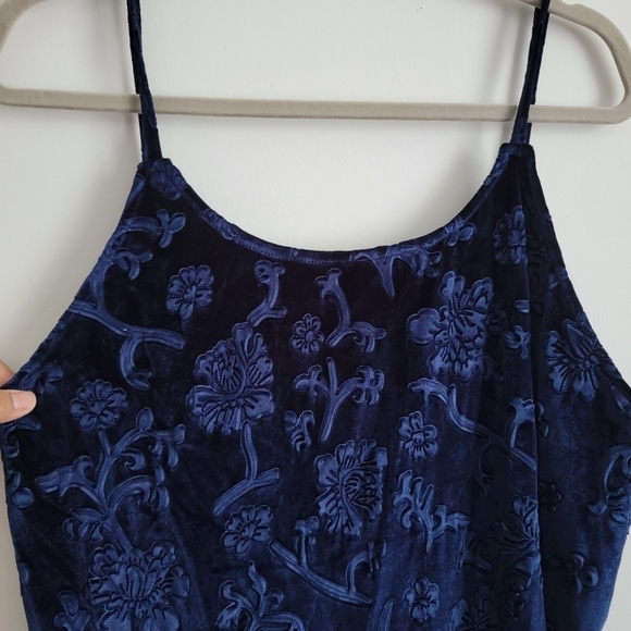 Umgee blue Spaghetti strap mini dress - Picture 5 of 6